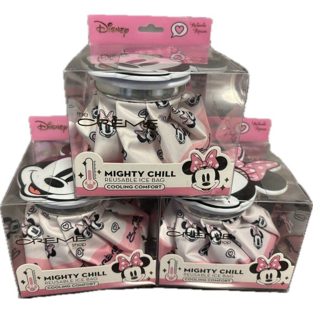 Lot Of 3 The Creme Shop Disney Minnie Mouse Mighty Chill Reusable Ice Bag